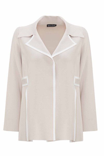 Şerit Çizgili Stone Ceket - Miss Dalida