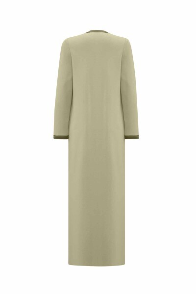 Dört Cepli Triko Olive Hırka - 2