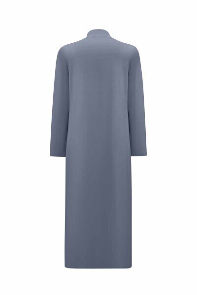 Dik Yaka Uzun Triko Bullet Hırka - 2