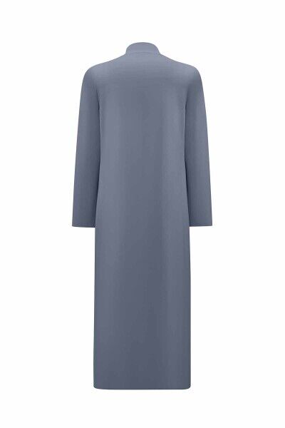 Dik Yaka Uzun Triko Bullet Hırka - 2