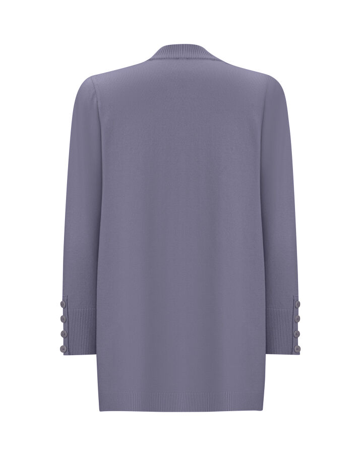 Touch Me Düz Renk Triko Bullet Hırka - 2