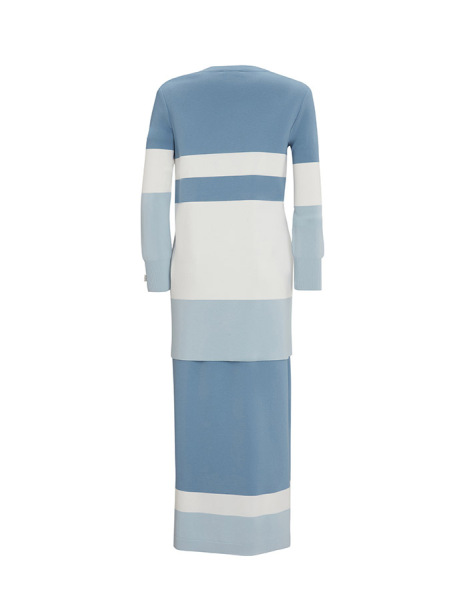 T25Y-0001 Double Breasted Collar Jacket Dress Suit - 7