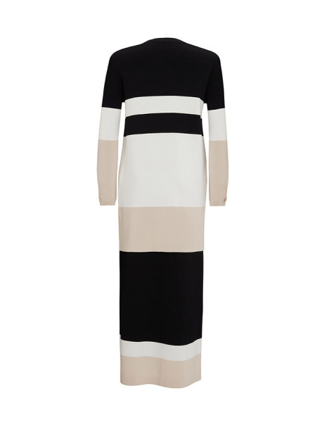 Kruvaze Yaka Ceket Elbise Siyah Takım - Miss Dalida (1)