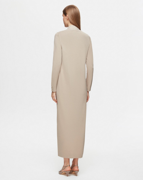  T25Y-0010 Zipper Collar Knitwear Dress - 3