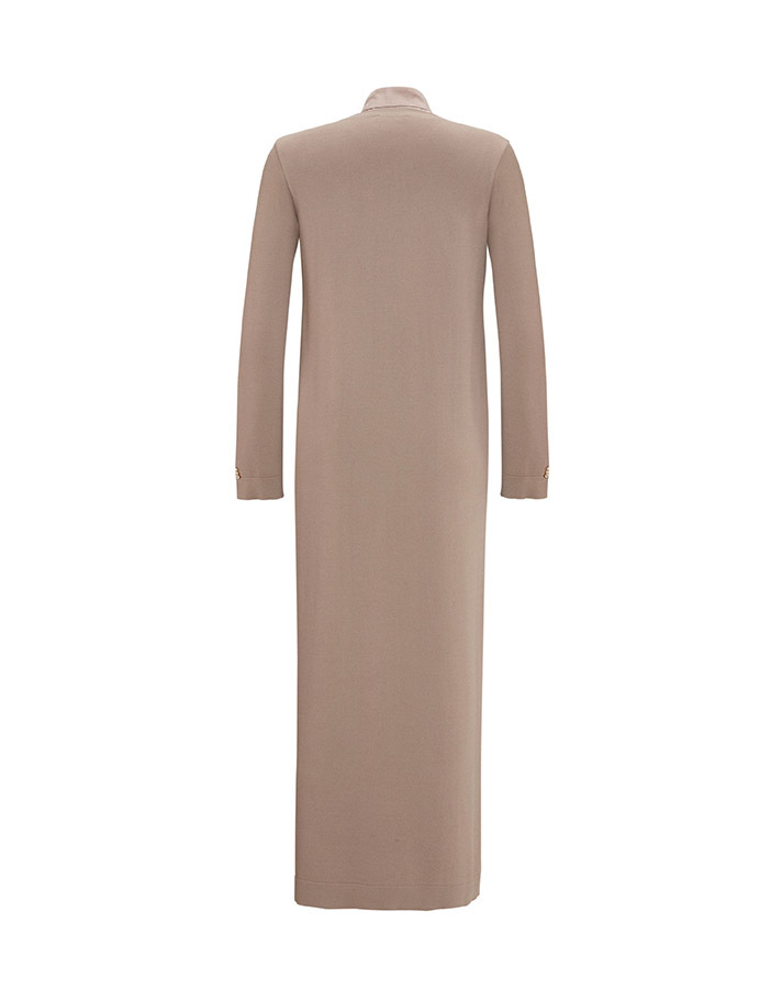  T25Y-0010 Zipper Collar Knitwear Dress - 5