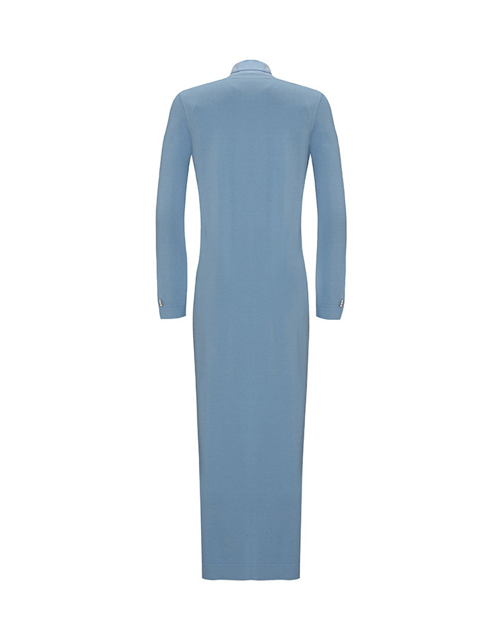  T25Y-0010 Zipper Collar Knitwear Dress - 7