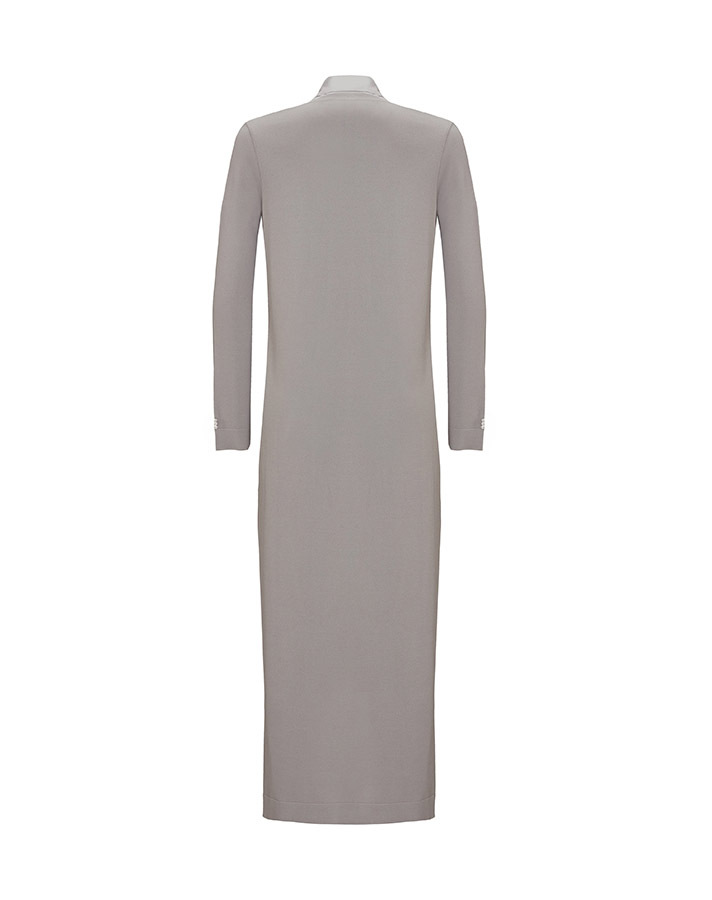  T25Y-0010 Zipper Collar Knitwear Dress - 9