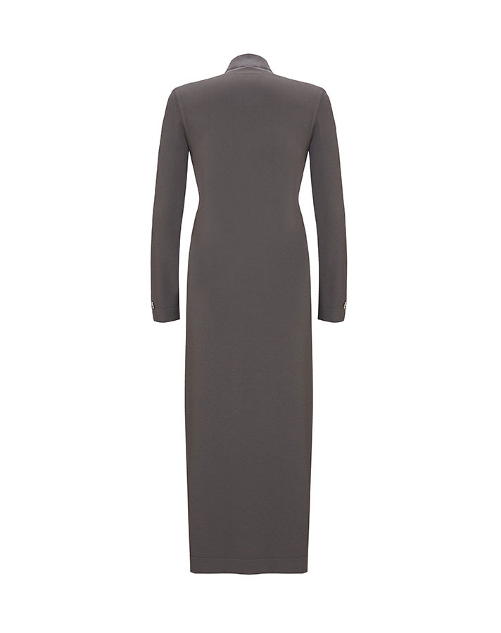  T25Y-0010 Zipper Collar Knitwear Dress - 11