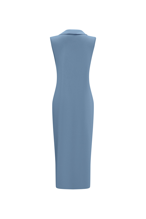 T25Y-1002 Cupro Collar Buttoned Stylish Vest - 7