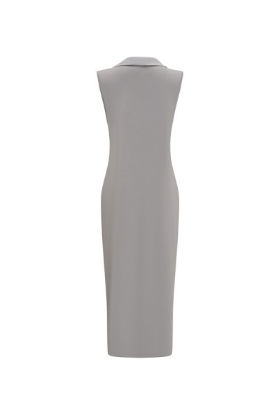 T25Y-1002 Cupro Collar Buttoned Stylish Vest - 9