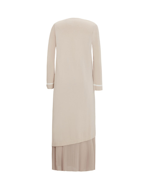 T25Y-2001 Solid Color Pleated Chiffon Skirt - 5