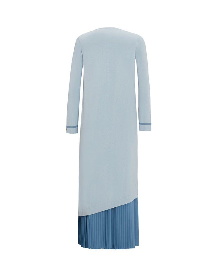 T25Y-2001 Solid Color Pleated Chiffon Skirt - 7