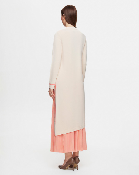 T25Y-2001 Solid Color Pleated Chiffon Skirt - 3