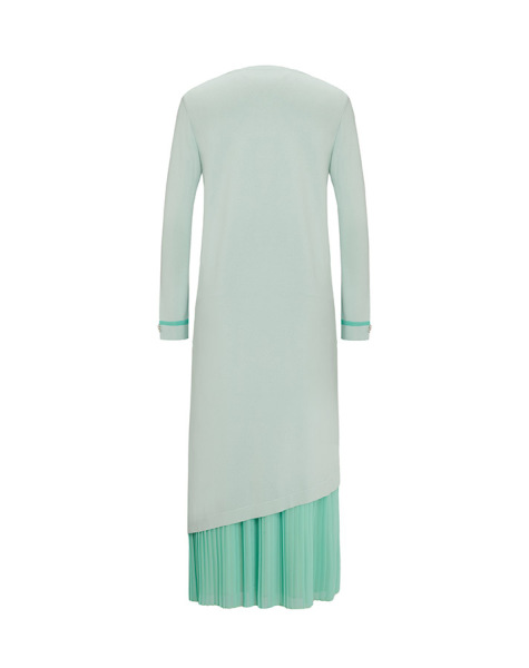T25Y-2001 Solid Color Pleated Chiffon Skirt - 9