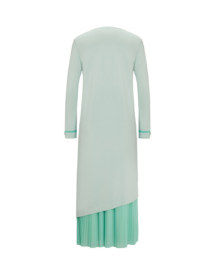 T25Y-2001 Solid Color Pleated Chiffon Skirt - 9