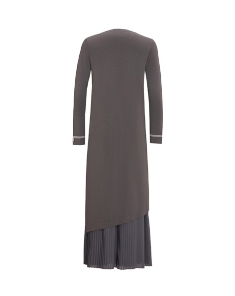 T25Y-2001 Solid Color Pleated Chiffon Skirt - 11