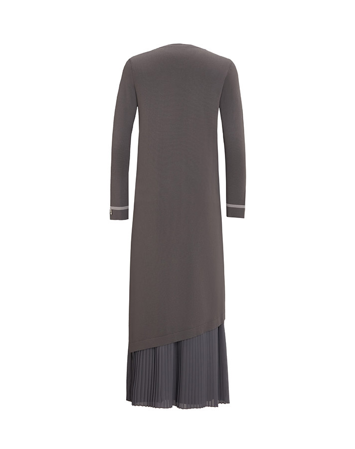 T25Y-2001 Solid Color Pleated Chiffon Skirt - 11