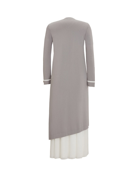 T25Y-2001 Solid Color Pleated Chiffon Skirt - 13