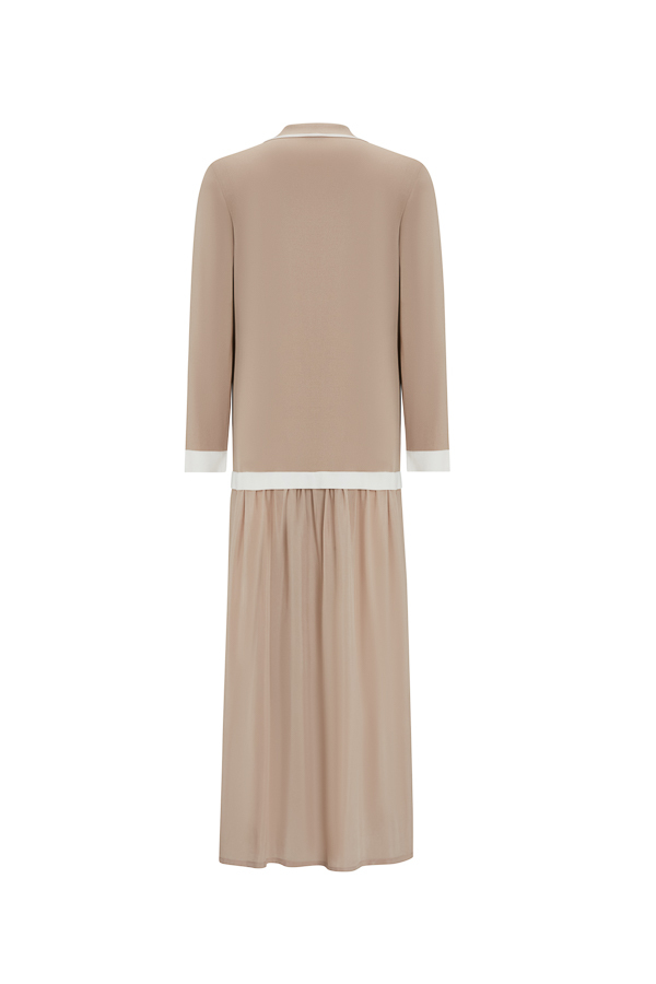  T25Y-4002 Cupro-Knitwear Shirt Dress - 7