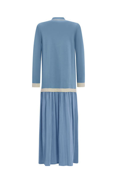 T25Y-4002 Cupro-Knitwear Shirt Dress - 9