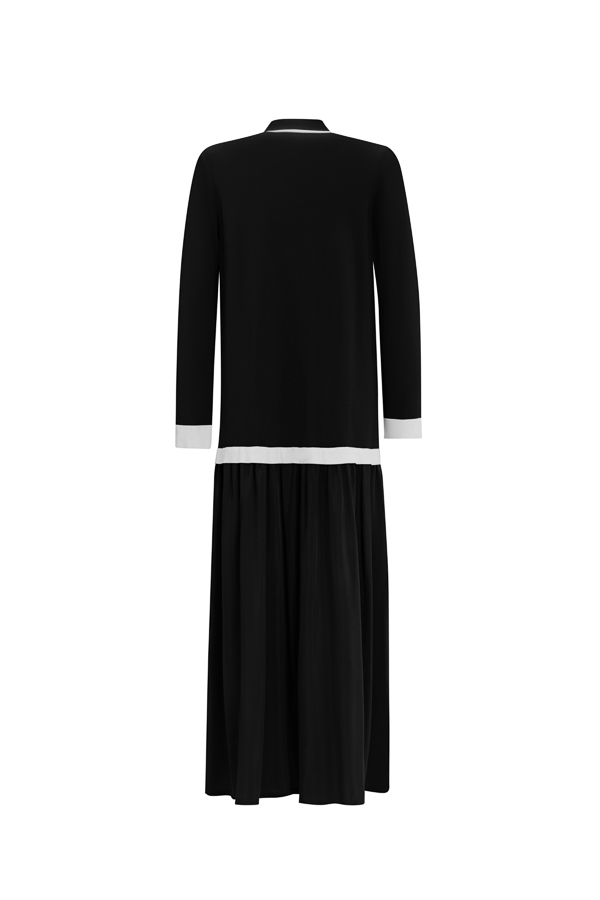  T25Y-4002 Cupro-Knitwear Shirt Dress - 13