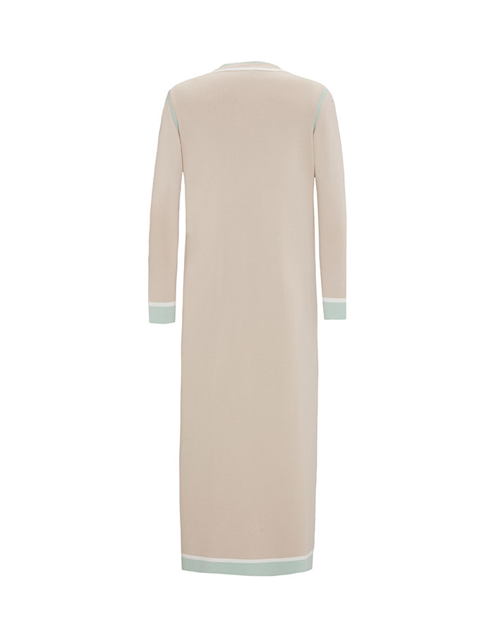 T25Y-4013 Color Detailed Sleeveless Knitwear Dress - 6