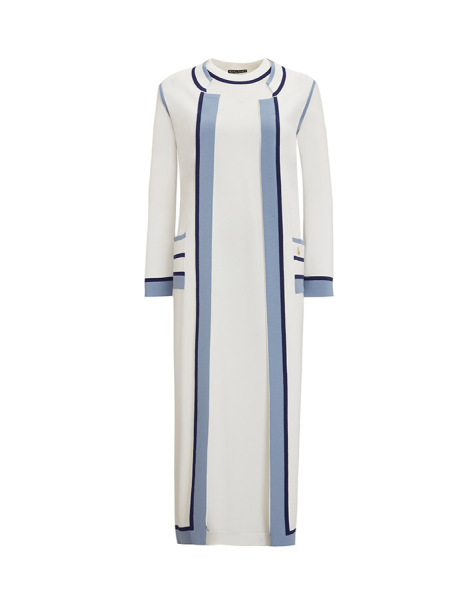 T25Y-4013 Color Detailed Sleeveless Knitwear Dress - 7