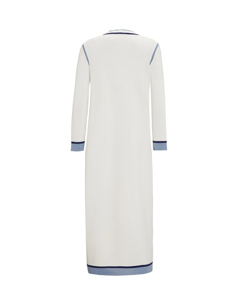 T25Y-4013 Renk Detaylı Kolsuz Triko Elbise BLACK - 8