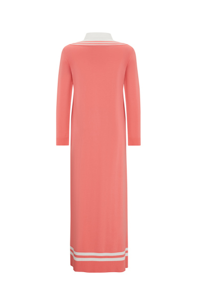T25Y-4038 Poplin Shirt Collar Detailed Knitwear Dress - 6