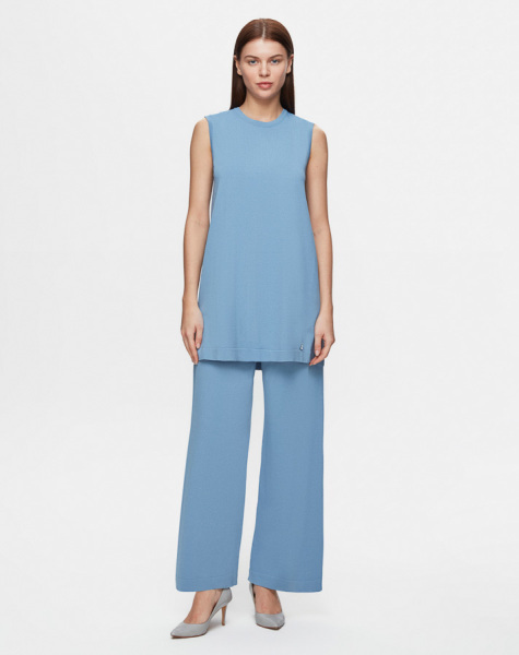 Basic Kolsuz Triko Lavander Tunik 