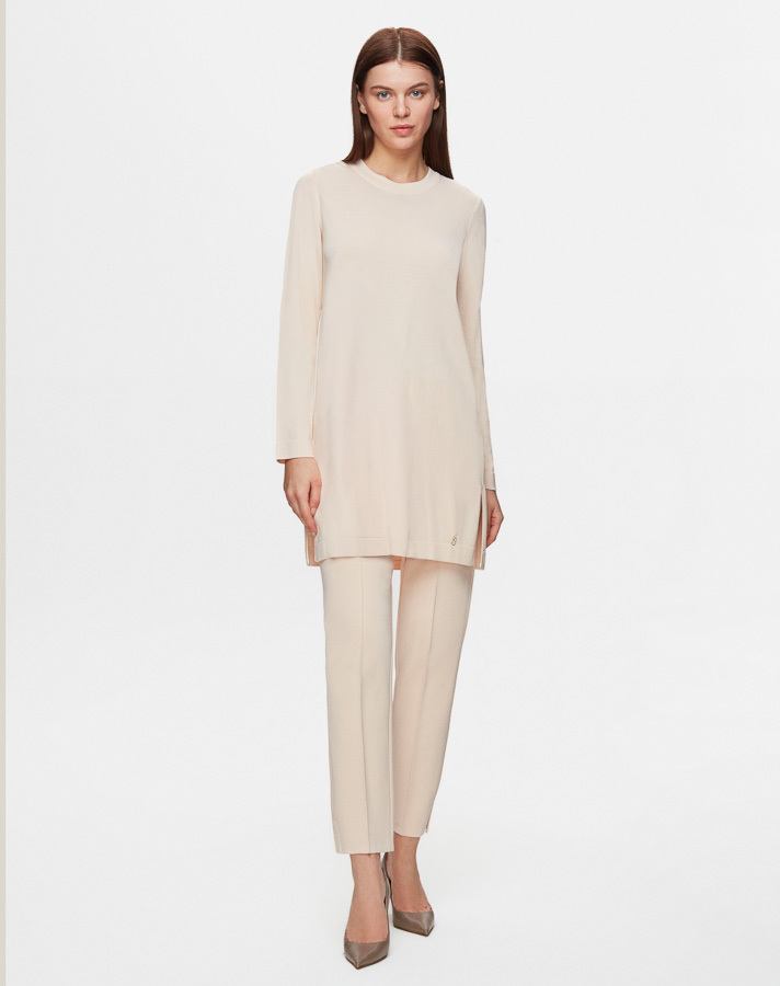 T25Y-6001 Long Sleeve Basic Knitwear Tunic - 7