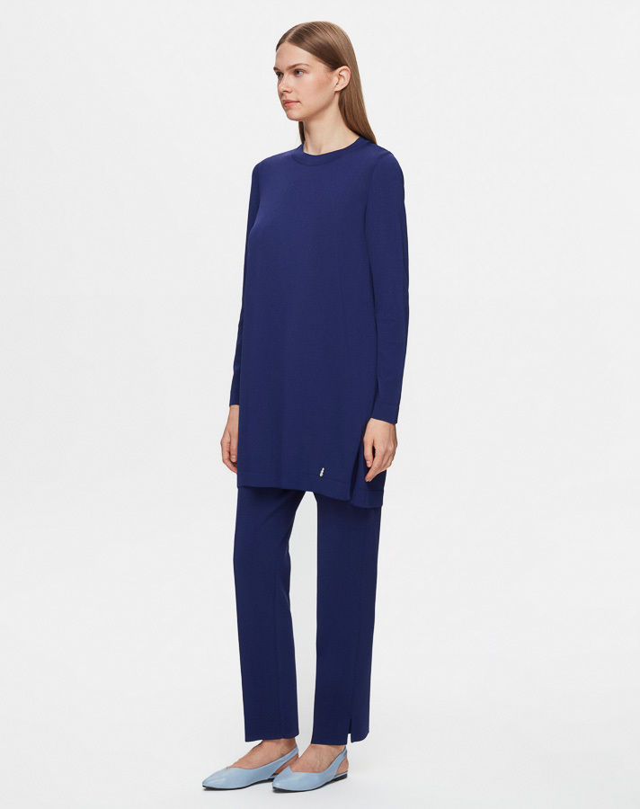 T25Y-6001 Long Sleeve Basic Knitwear Tunic - 16