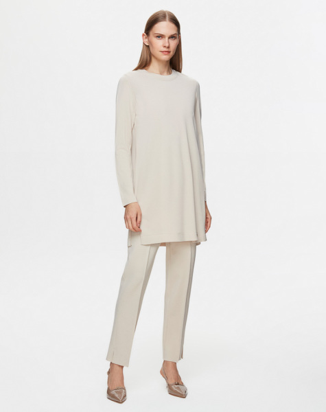 T25Y-6001 Long Sleeve Basic Knitwear Tunic - 20