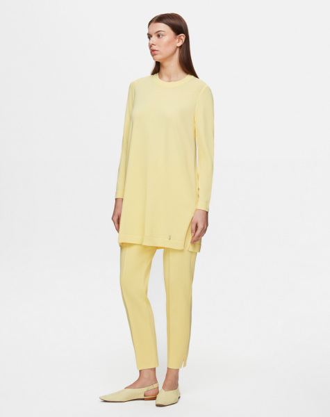 T25Y-6001 Long Sleeve Basic Knitwear Tunic - 28
