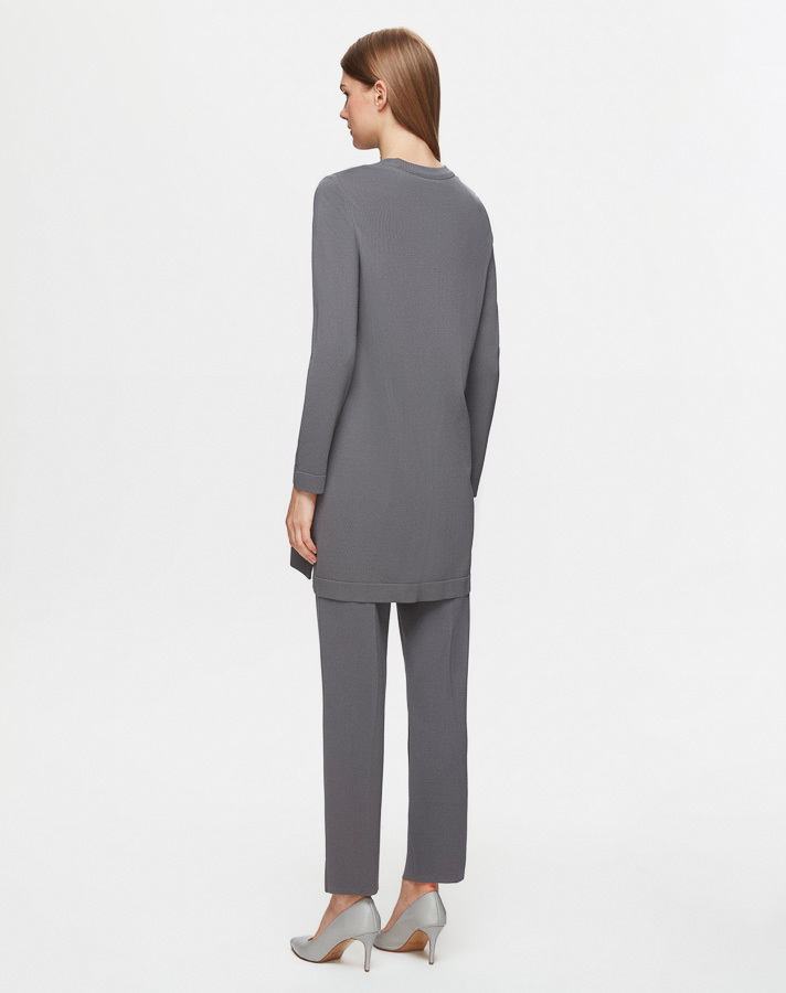 T25Y-6001 Long Sleeve Basic Knitwear Tunic - 44