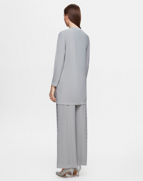 T25Y-6005 Diamond Sliced ​​Knitwear Tunic - 2