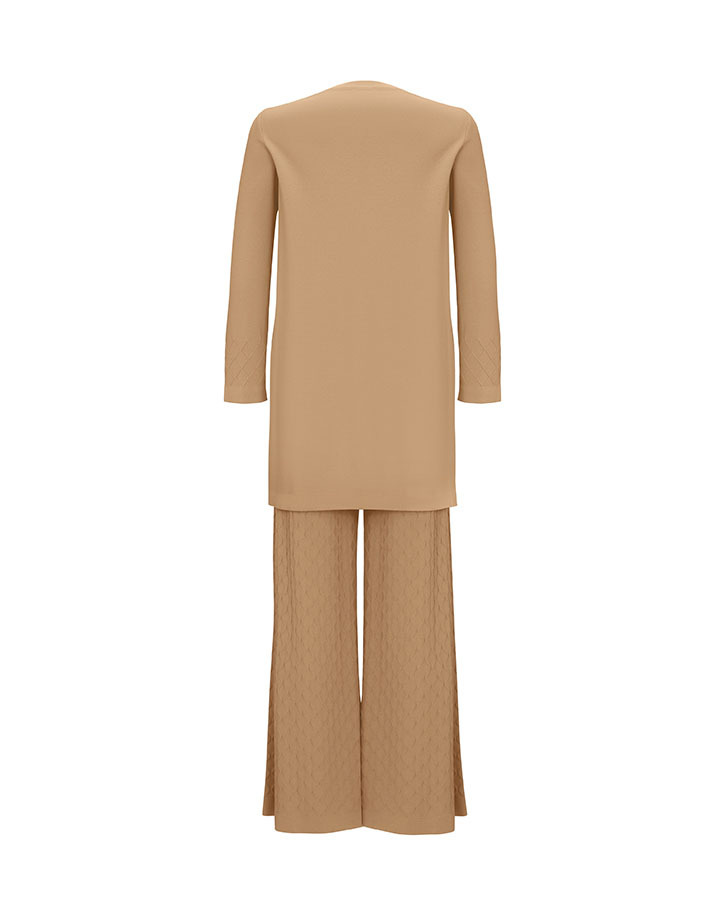 T25Y-6005 Diamond Sliced ​​Knitwear Tunic - 4