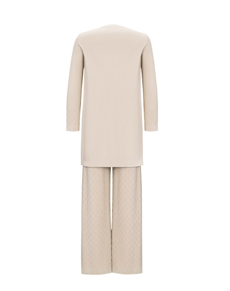 T25Y-6005 Diamond Sliced ​​Knitwear Tunic - 6