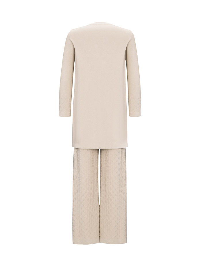 T25Y-6005 Diamond Sliced ​​Knitwear Tunic - 6