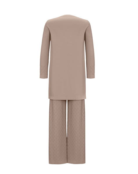 T25Y-6005 Diamond Sliced ​​Knitwear Tunic - 8