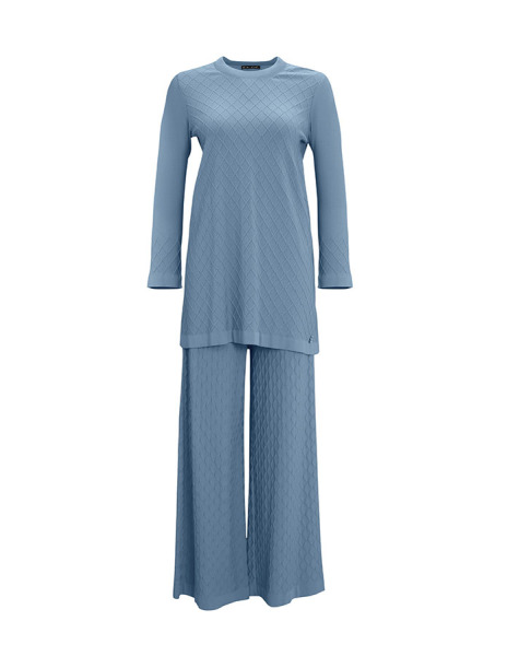 T25Y-6005 Diamond Sliced ​​Knitwear Tunic - 9