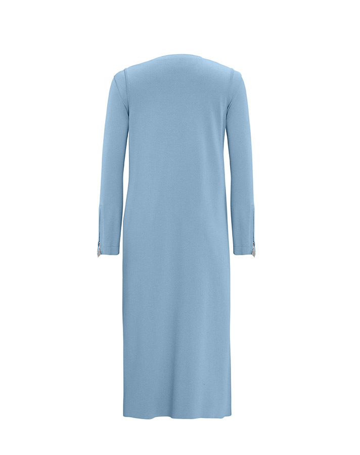 T25Y-6013 Bileği Fermuarlı Düz Renk Triko Tunik - 9