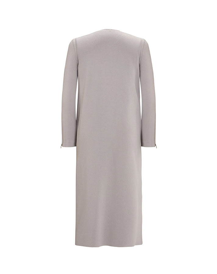 T25Y-6013 Bileği Fermuarlı Düz Renk Triko Tunik - 11