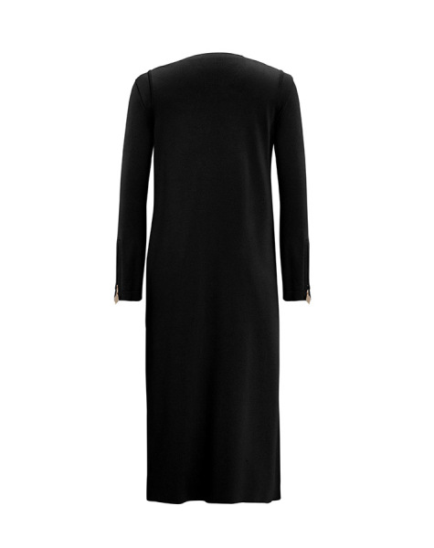 T25Y-6013 Bileği Fermuarlı Düz Renk Triko Tunik - 13