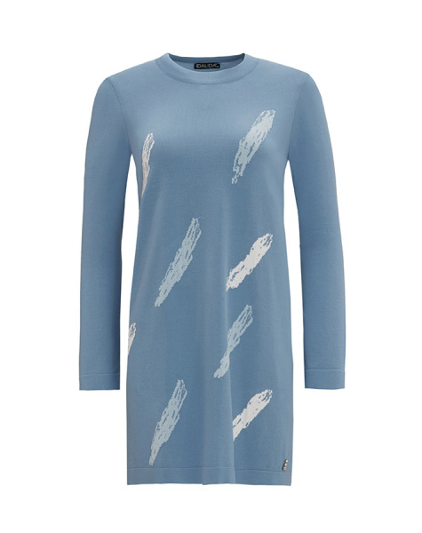 T25Y-6018 Brush Patterned Knitwear Tunic - 4