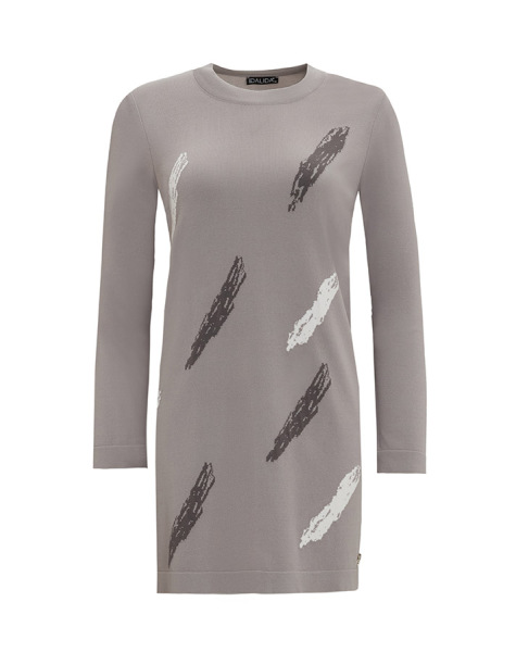 T25Y-6018 Brush Patterned Knitwear Tunic - 6