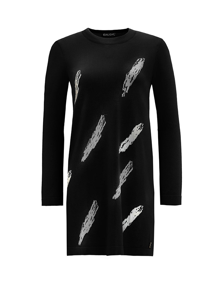 T25Y-6018 Brush Patterned Knitwear Tunic - 8