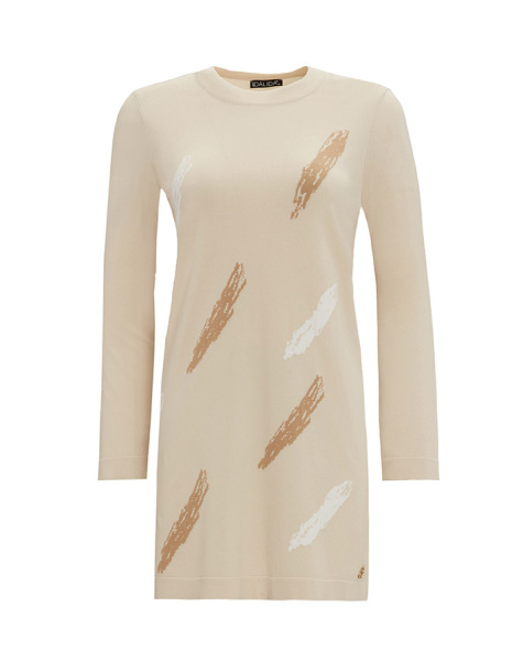T25Y-6018 Brush Patterned Knitwear Tunic - 10