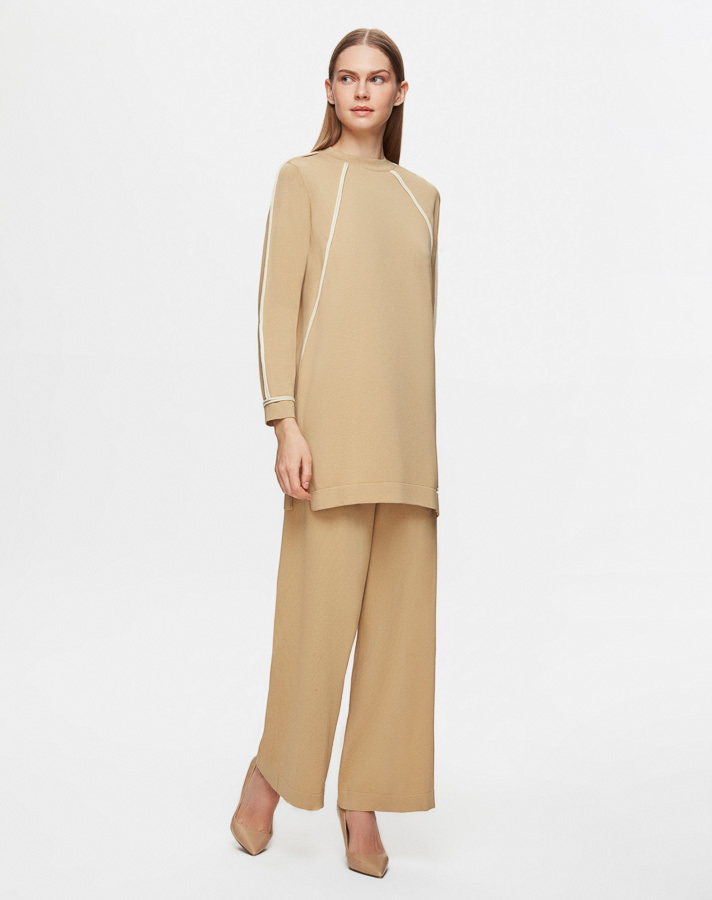 T25Y-6030 Tiktak Detailed Knitwear Tunic - 1