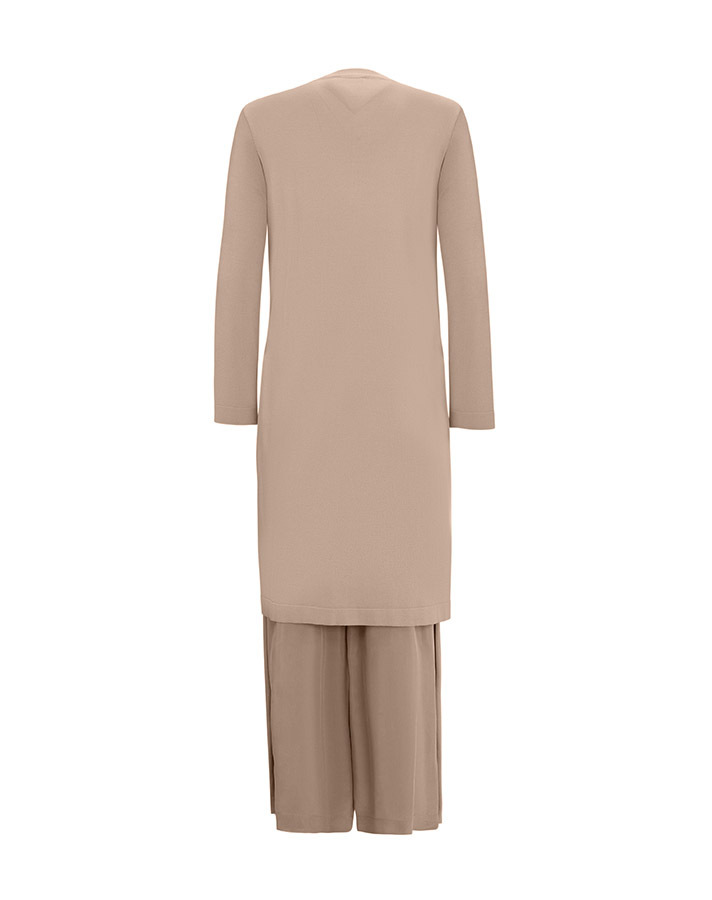 T25Y-7006 Gathered Waist Wide Leg Cupro - 5